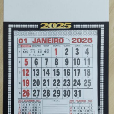 CALENDÁRIO COMERCIAL 18x22cm