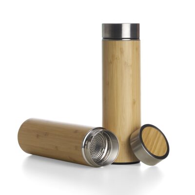 Garrafa Bambu Térmica 500ml com Infusor – Ref 18642