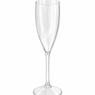 TAÇA DE ACRILICO CHAMPAGNE – 160 ML