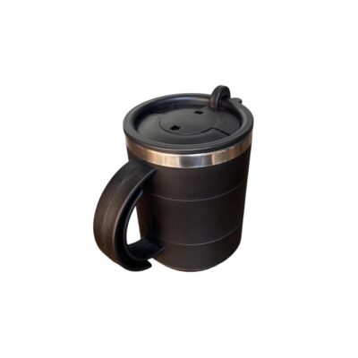 Caneca Inox 400 ml PRETA – Ref 1418