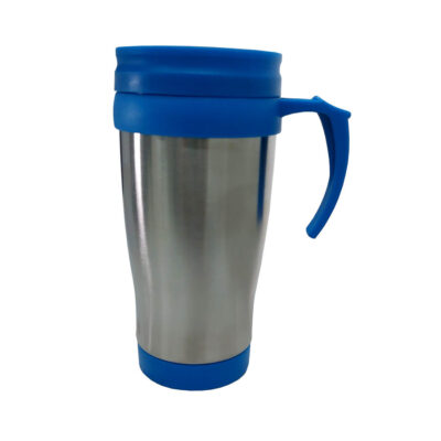 Caneca Inox AZUL 400ml – Ref 03889P